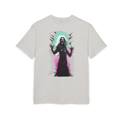 Spooky Witch Oversize Tee - Halloween Shirt, Graphic Tee for Festivals, Trendy Streetwear, Gift for Witch Lovers, Unisex Apparel