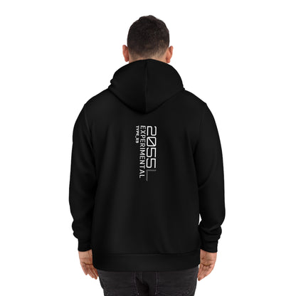 Experimental Fashion Hoodie - Edgy Urban Style with Graphic Design