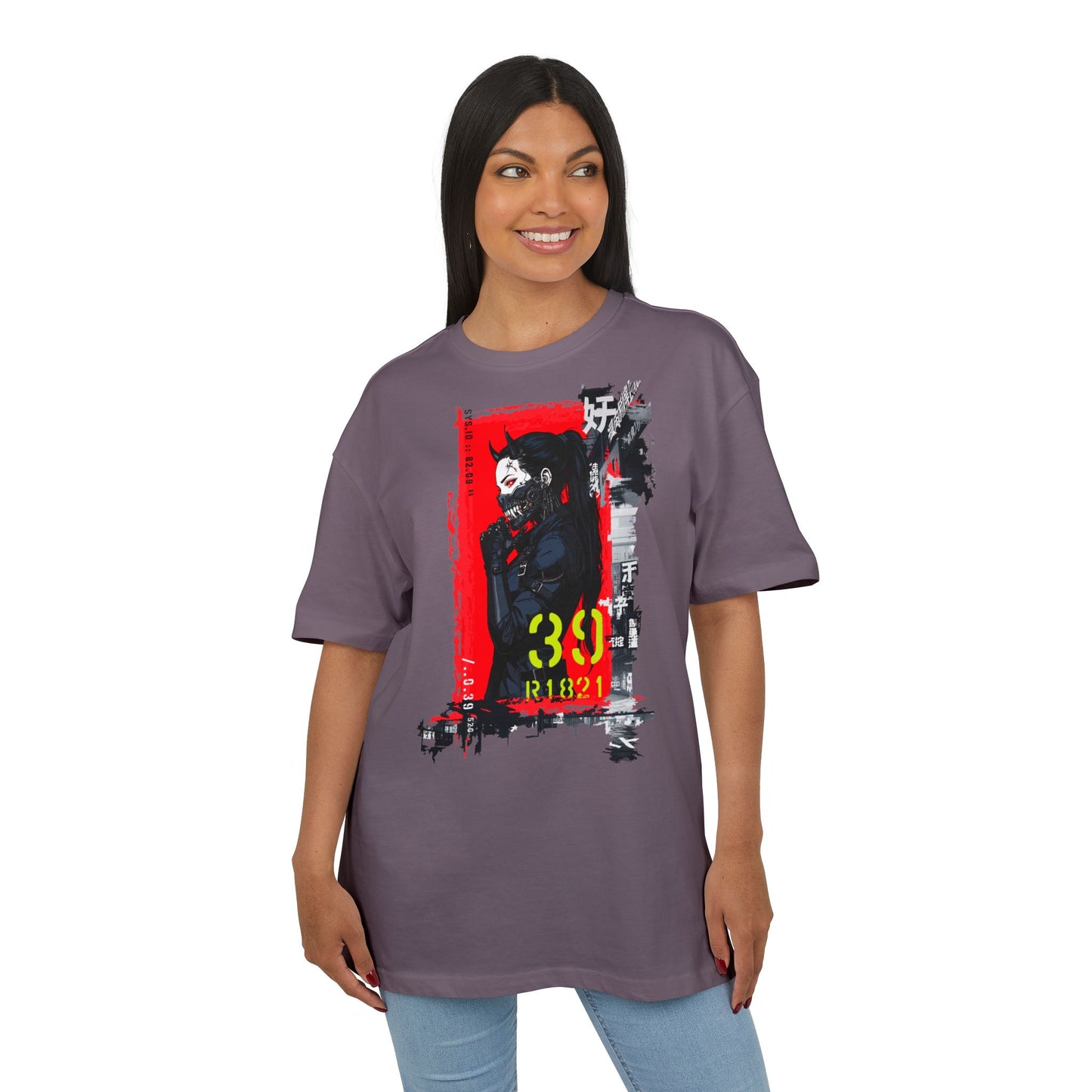 Artistic Oversize Tee featuring Bold Graphic Design, Unisex Heavyweight T-Shirt