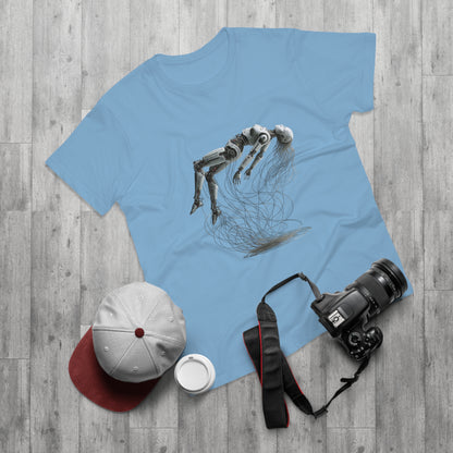 Futuristic Graphic Tee, Cool Unisex T-Shirt for Tech Enthusiasts, Gift for Birthdays, Casual Wear, Unique Art Shirt