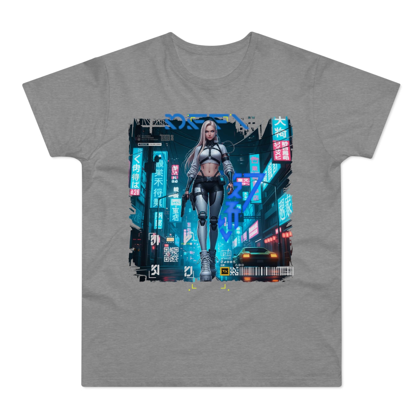 Urban Cyberpunk Unisex T-Shirt, Graphic Tee, Streetwear, Casual Outfit, Festival Wear, Gift for Tech Lovers