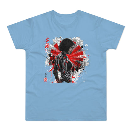Cyber Samurai Graphic T-Shirt, Unisex Graphic Tee, Anime Shirt, Japanese Art T-Shirt, Gift for Nerds, Cosplay Apparel