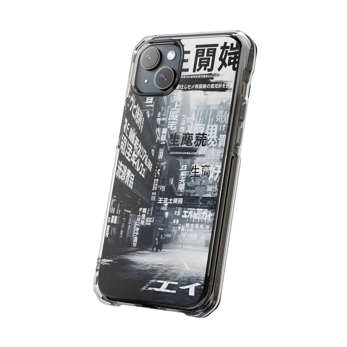 Stylish Magnetic Clear Impact Cases, Phone Protection, Urban Aesthetic, Gift for Tech Lovers, Summer Vibes, Trendy Accessories