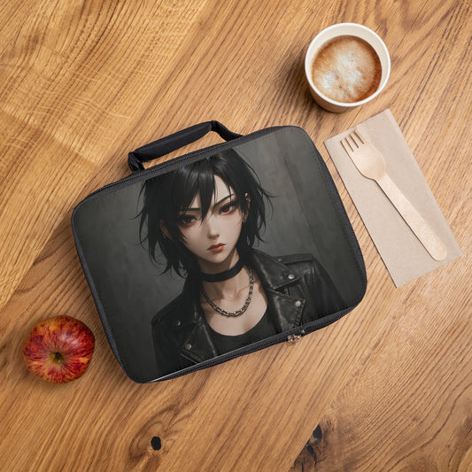 Gothic Lunch Bag for Stylish Meals, Alternative Lifestyle Carrying Case, Idyllic for School, Work, Picnics, and Events