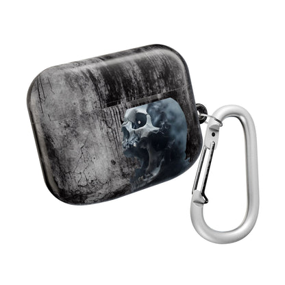 Gothic Skull AirPod Case, Trendy Wireless Earbuds Cover, Perfect Gift for Music Lovers, Halloween Decor, Edgy Aesthetic