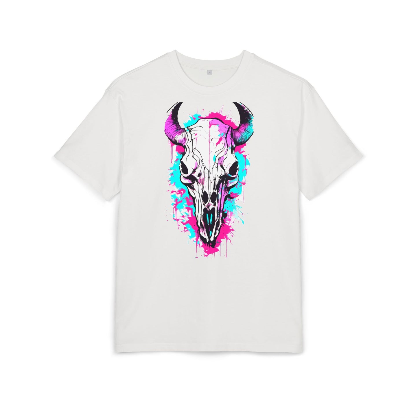 Vibrant Skull Graphic Tee for Art Lovers, Casual Wear, Unique Gift, Festival Apparel, Street Style Fashion