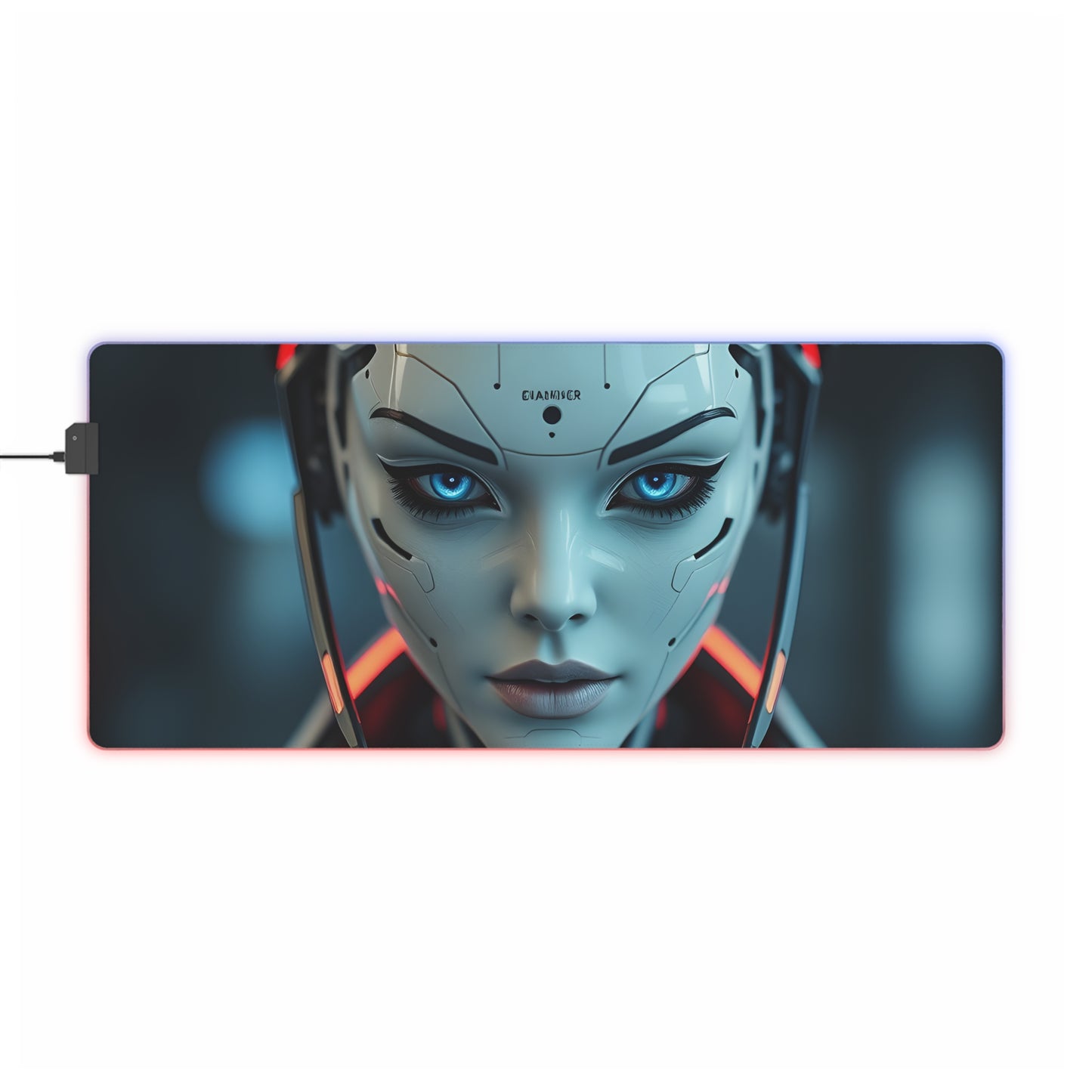 Futuristic LED Gaming Mouse Pad - Illuminated Desk Accessory, Pc Gamer Gift, Esports Essential, LED Art, Gaming Decor