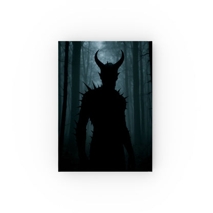 Mysterious Devil Hard Backed Journal, Gothic Notebook, Horror Writing Journal, Spooky Gift, Dark Aesthetic Stationery