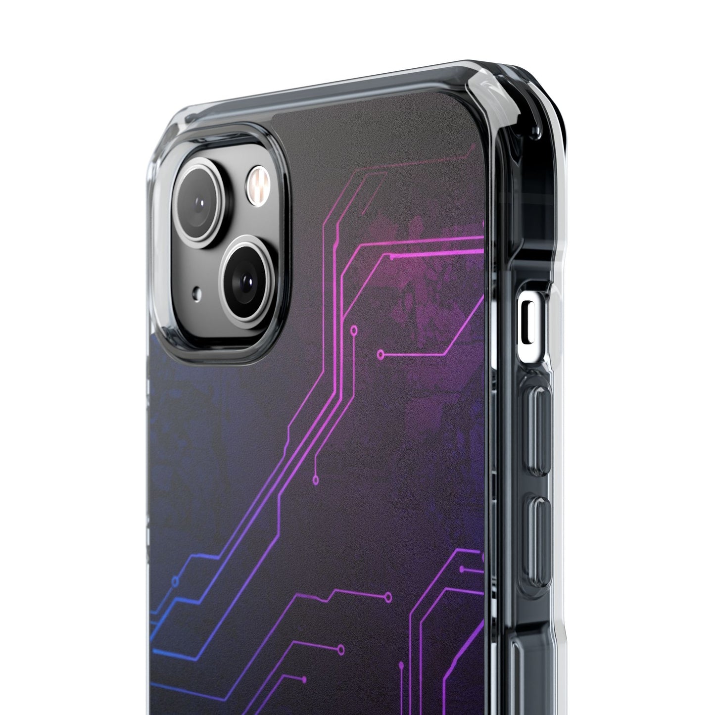 Magnetic Clear Phone Case - Tech-Inspired Design for Gamers, Stylish Protection, Gift for Tech Lovers, Phone Accessories, Customizable Case