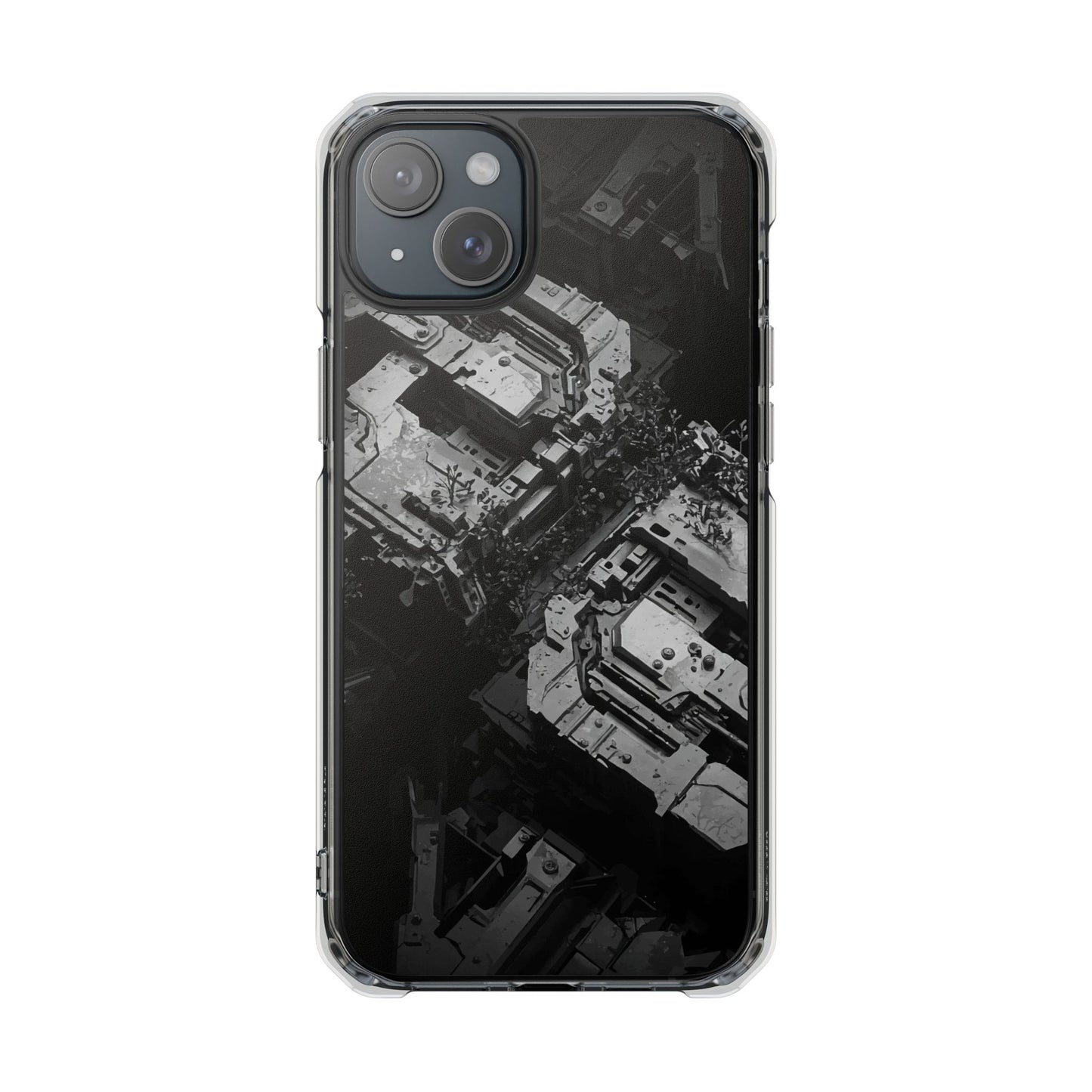 Stylish Magnetic Clear Impact Cases for iPhone, Heavy-Duty Protection, Customized Cases, Tech Lover Gift, Trendy Phone Accessories