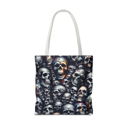 Gothic Skull Tote Bag | Gift for Halloween, Alternative Fashion, Edgy Eco-Friendly Bag, Casual Everyday Use
