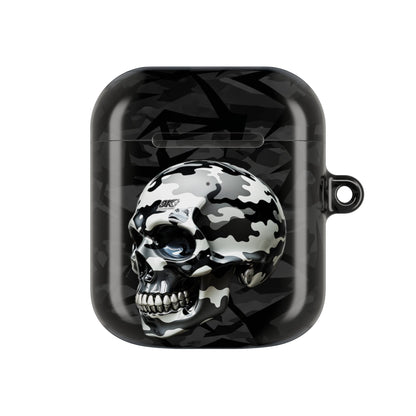 Edgy Skull AirPod Case | Unique Headphone Accessories | Gift for Music Lovers, Tech Enthusiasts, Birthdays, Holidays, Halloween