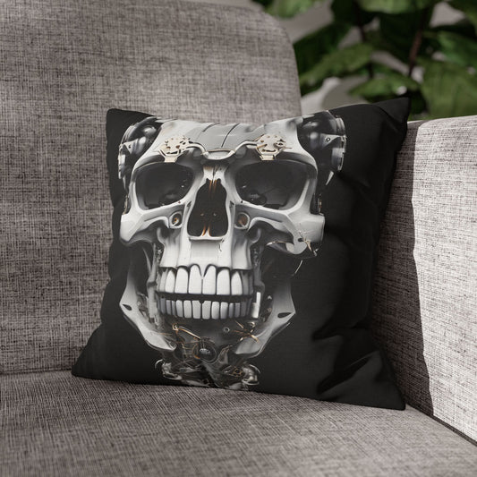 Polyester Square Pillowcase - Skull Collection