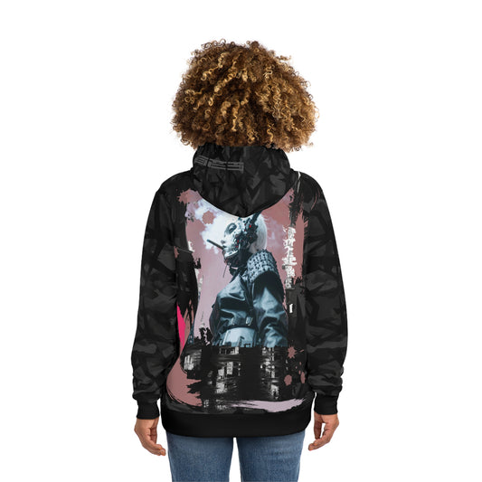 Urban Graphic Hoodie, Streetwear Fashion, AOP Hooded Sweatshirt, Casual Wear, Unique Gift for Him/Her