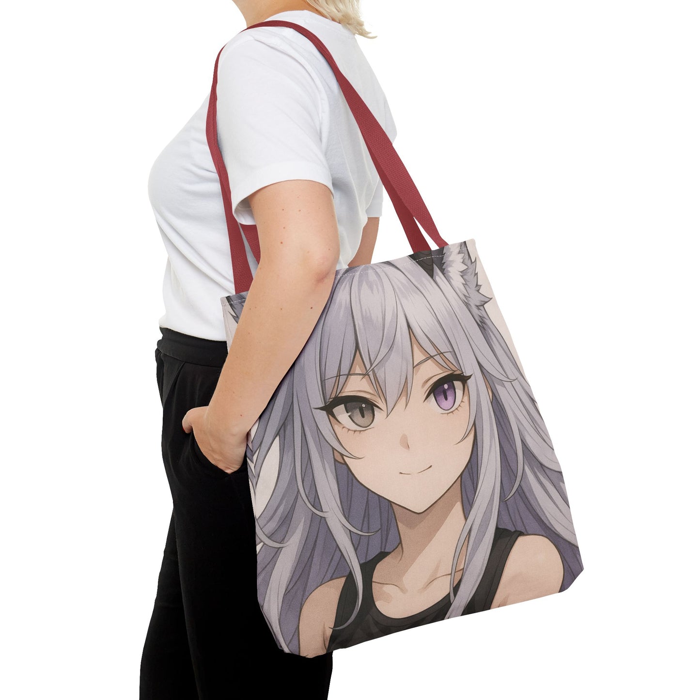 Anime-Themed Tote Bag, Stylish Carryall for Fans, Cute and Practical Gift for Occasions, Perfect for School, Shopping, and Events