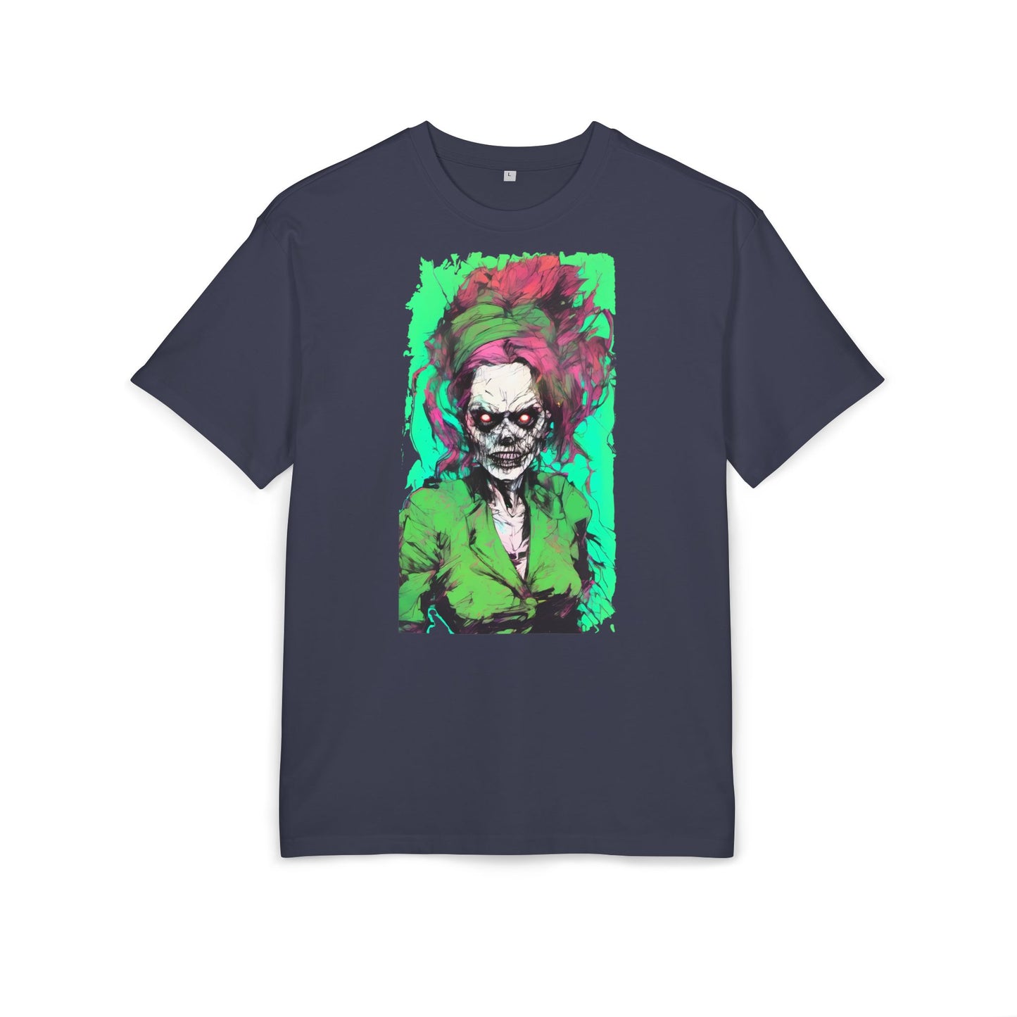 Vibrant Skull Art Oversize Tee, Unisex Graphic Tee, Edgy Streetwear Shirt, Perfect for Halloween, Gift for Art Lovers, Casual Comfort