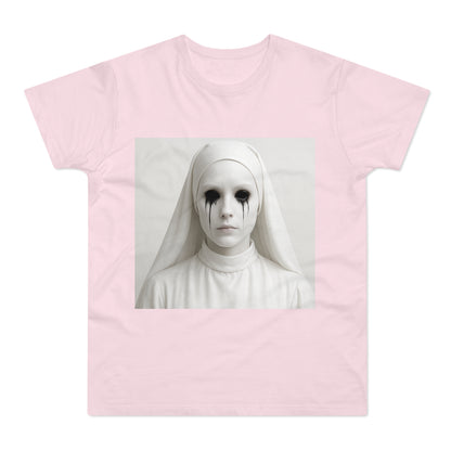 Spooky Art Tee, Unisex Graphic T-shirt, Halloween Costume, Horror Aesthetic Shirt, Creepy Vintage Look Top