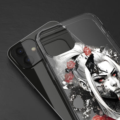 Mystical Warrior Clear Phone Case - Stylish & Protective