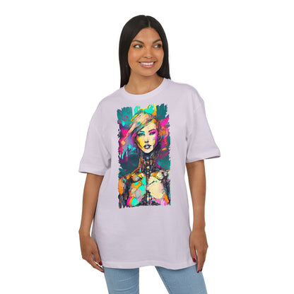 Vibrant Art Oversized Tee, Unisex Colorful T-Shirt, Graphic Arts Apparel, Casual Streetwear Gift, Unique Fashion Statement