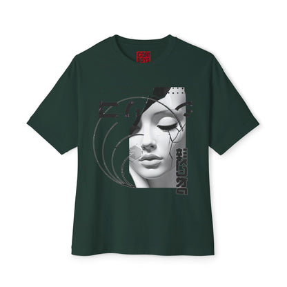 Chic Graphic Tee, Casual Fashion Shirt, Summer Outfit Top, Gift for Her, Artistic Oversized T-Shirt