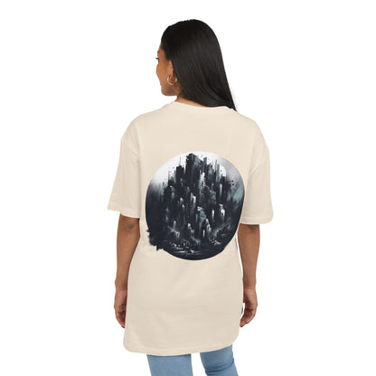 Urban Streetwear Oversize Tee - Futuristic Graphic Design