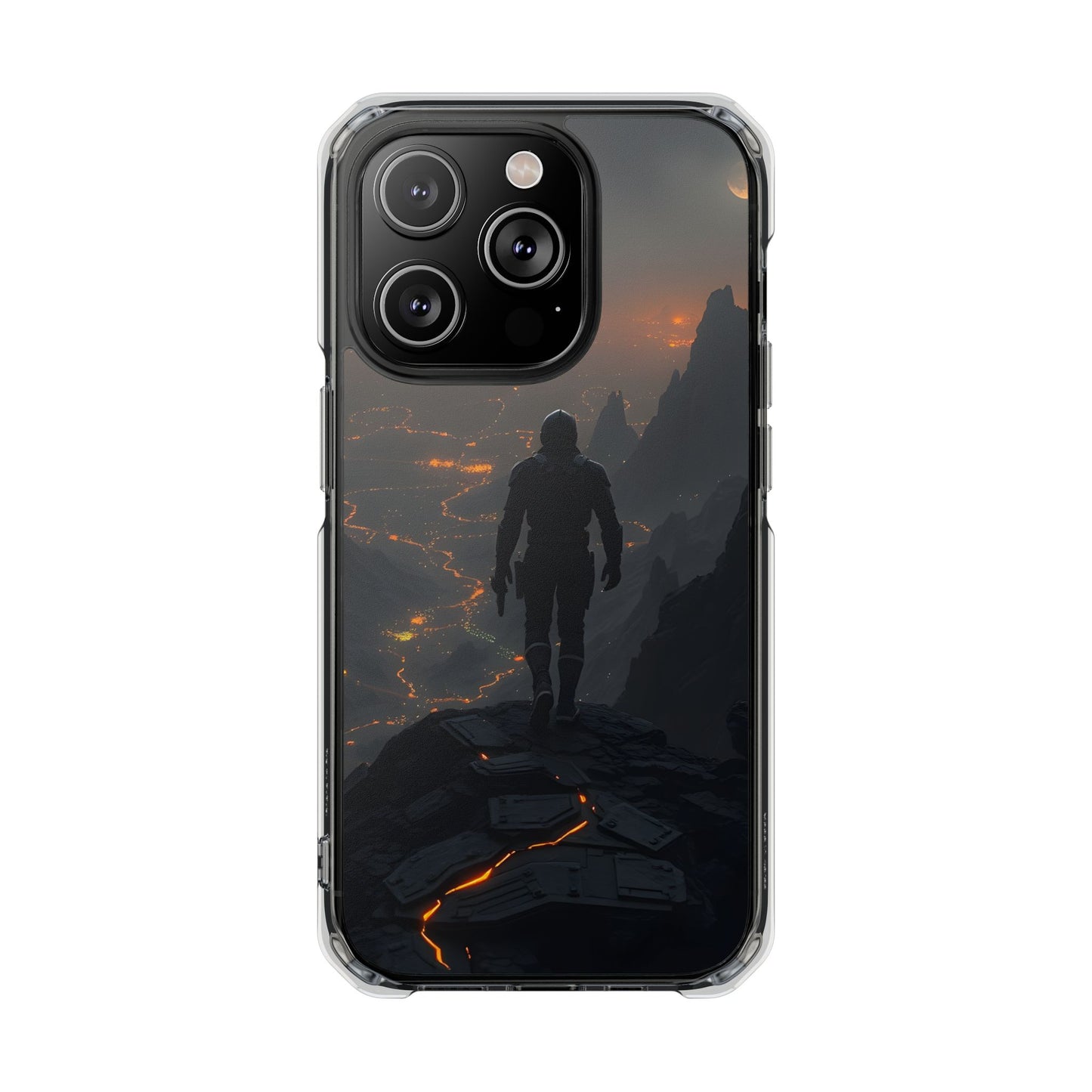 Magnetic Clear Impact Phone Cases, Adventure Phone Cover, Gamer Gift, Customizable Phone Shell, Trendy Tech Accessory