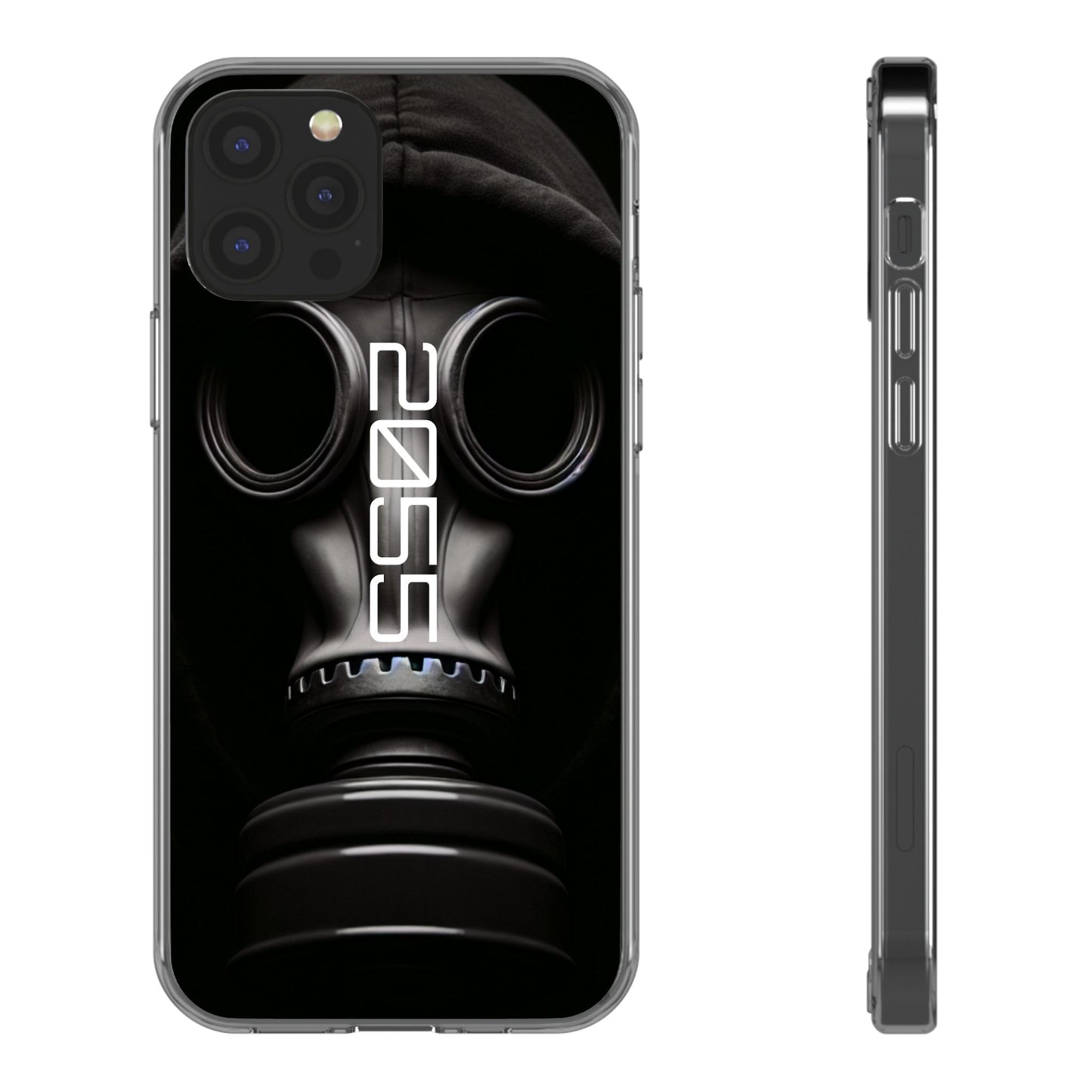 Phone Case Dystopian Gas Mask Design