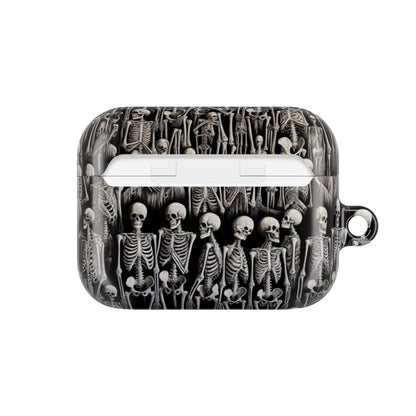 Skeleton Pattern AirPod Case, Cute Halloween Accessory, Spooky Gift for Music Lovers, Fun Phone Accessories, Unique Earbud Holder