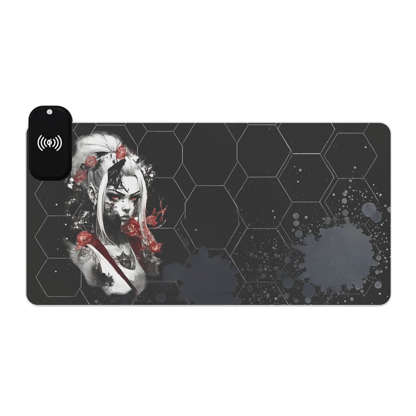 LED Wireless Charging Gaming Mouse Pad - Perfect for Gamers and Tech Enthusiasts