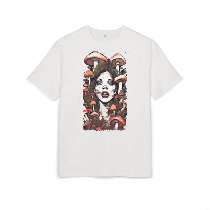 Bohemian Mushroom Print Tee - Vintage Aesthetic T-Shirt, Art Lover Gift, Unisex Graphic Tee, Eco-Friendly Fashion, Everyday Style