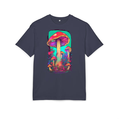 Psychedelic Mushroom Oversize Tee, Trendy Streetwear, Gift for Nature Lovers, Festival Wear, Casual Everyday Style