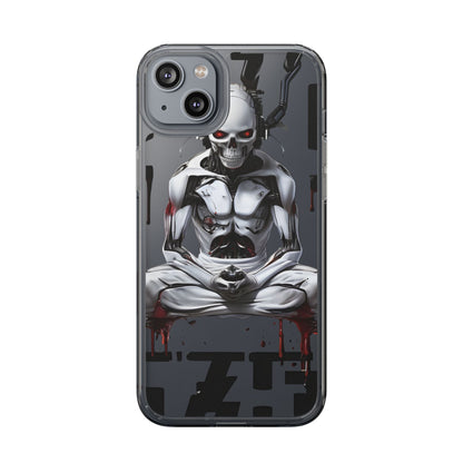 Clear Phone Cases with Cyber Design
