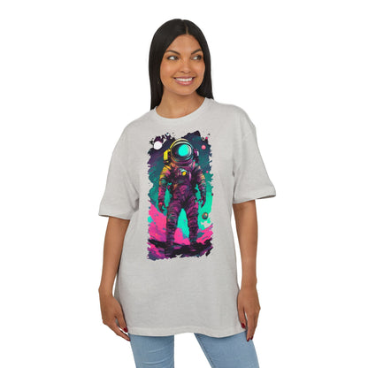 Cosmic Astronaut Tee, Unisex Oversize Tee, Space Graphic Shirt, Retro Astronaut T-Shirt, Gift for Space Lovers, Unique Graphic Tee